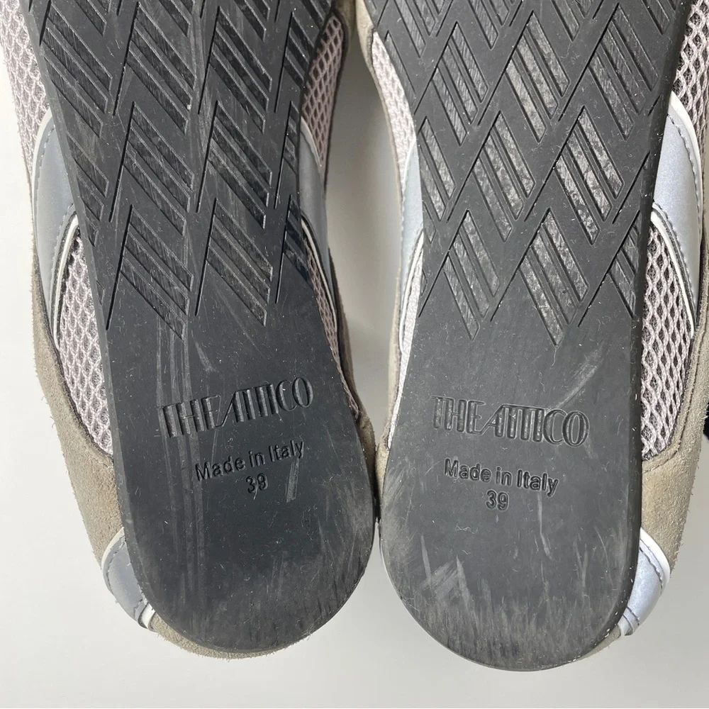 The Attico Floor01 Nomad Ballerina Flat Grey 39 - Picture 10 of 14